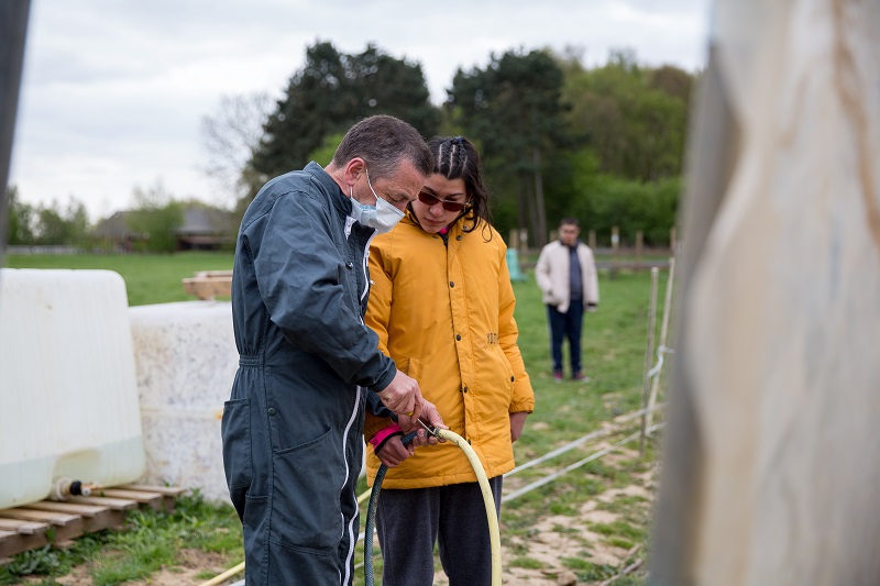 Arroser les extérieurs ensemble